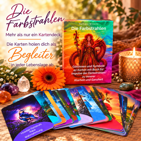 Farbstrahlen-Kartendeck